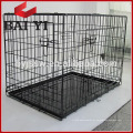 Treinamento para casa dobrável Black Dog Dog Dog Pet Pet Dog Cage com bandeja de plástico